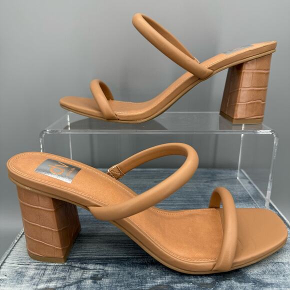 NEW Dolce Vita Halsty Slide Sandals Tan Size 10M - Picture 1 of 10